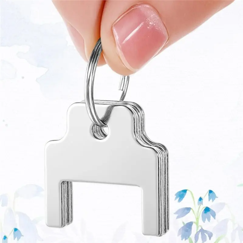 DT19-Key Paper Towel Dispenser Key Compatible Dispenser Keys Replacement With 2 Keys Rings - Portable