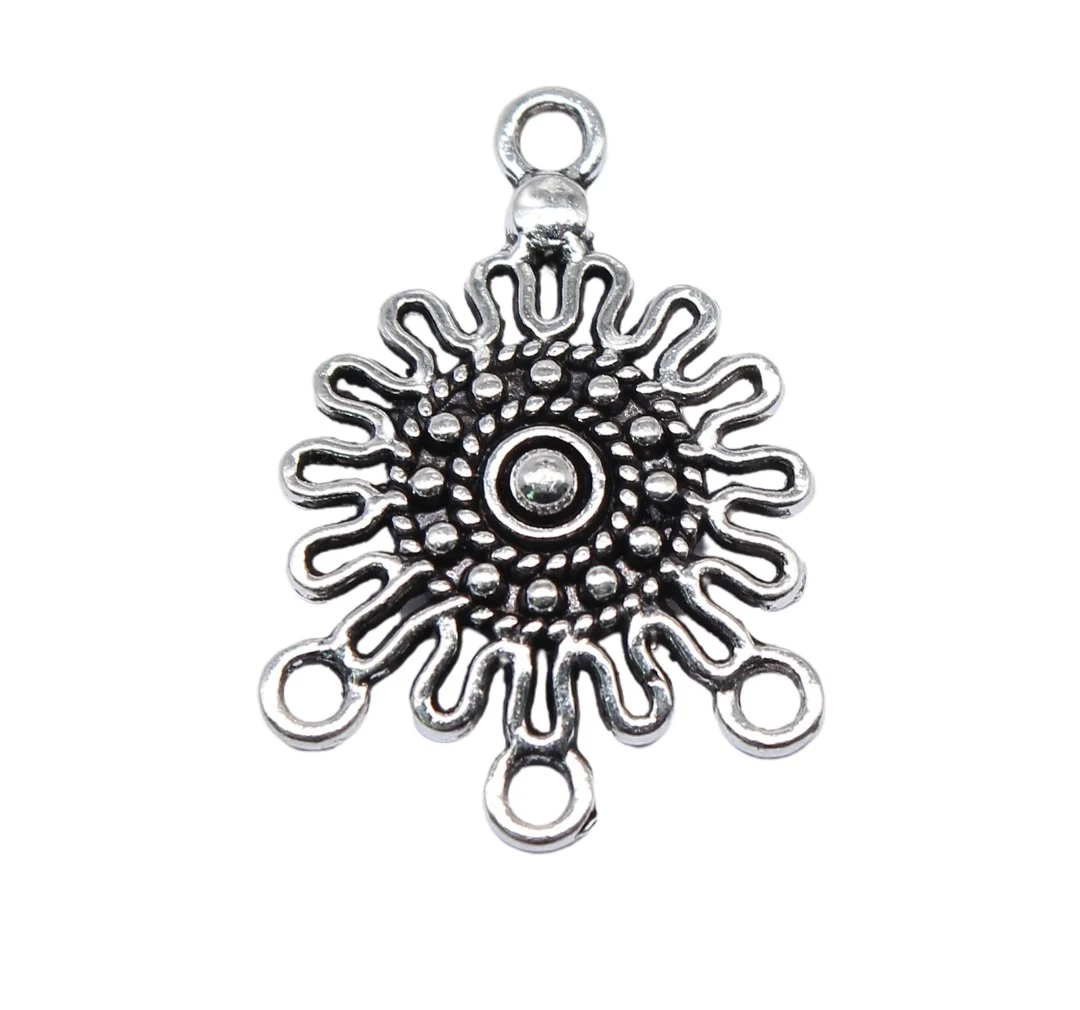 

20pcs 26x19mm Zinc alloy metal tibetan silver,antiqued gold plated connector T0735 for jewelry making