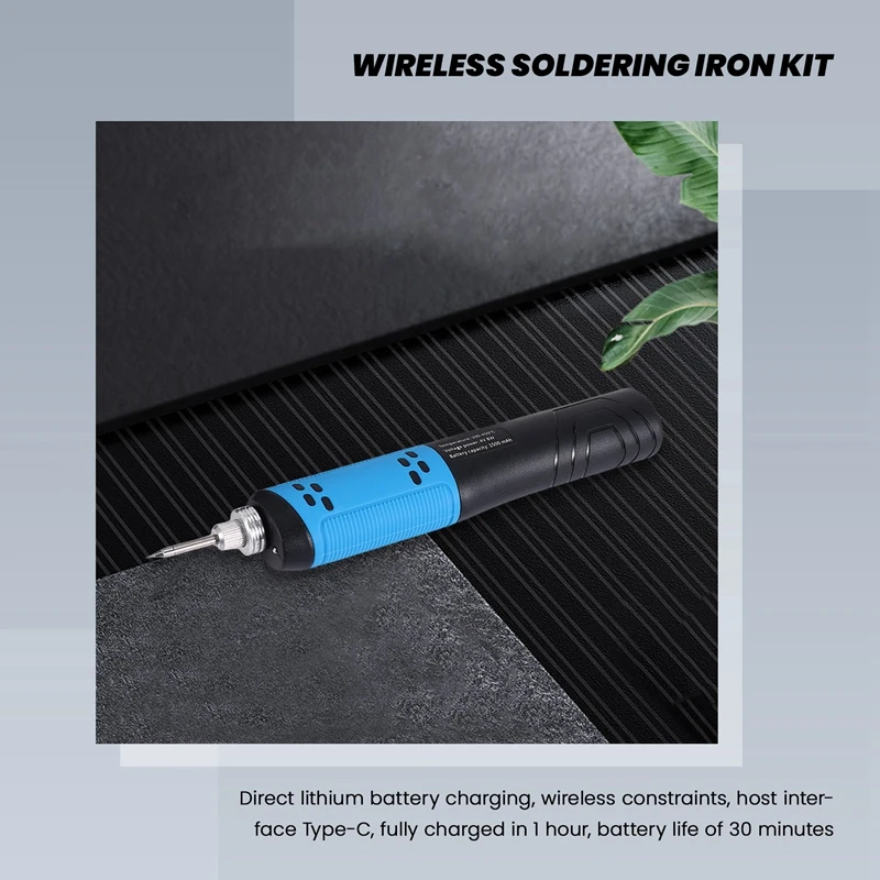 Wireless USB Soldering Iron Set Adjustable Temperature Repair Welding Tool Professional Digital Display Welding Tool