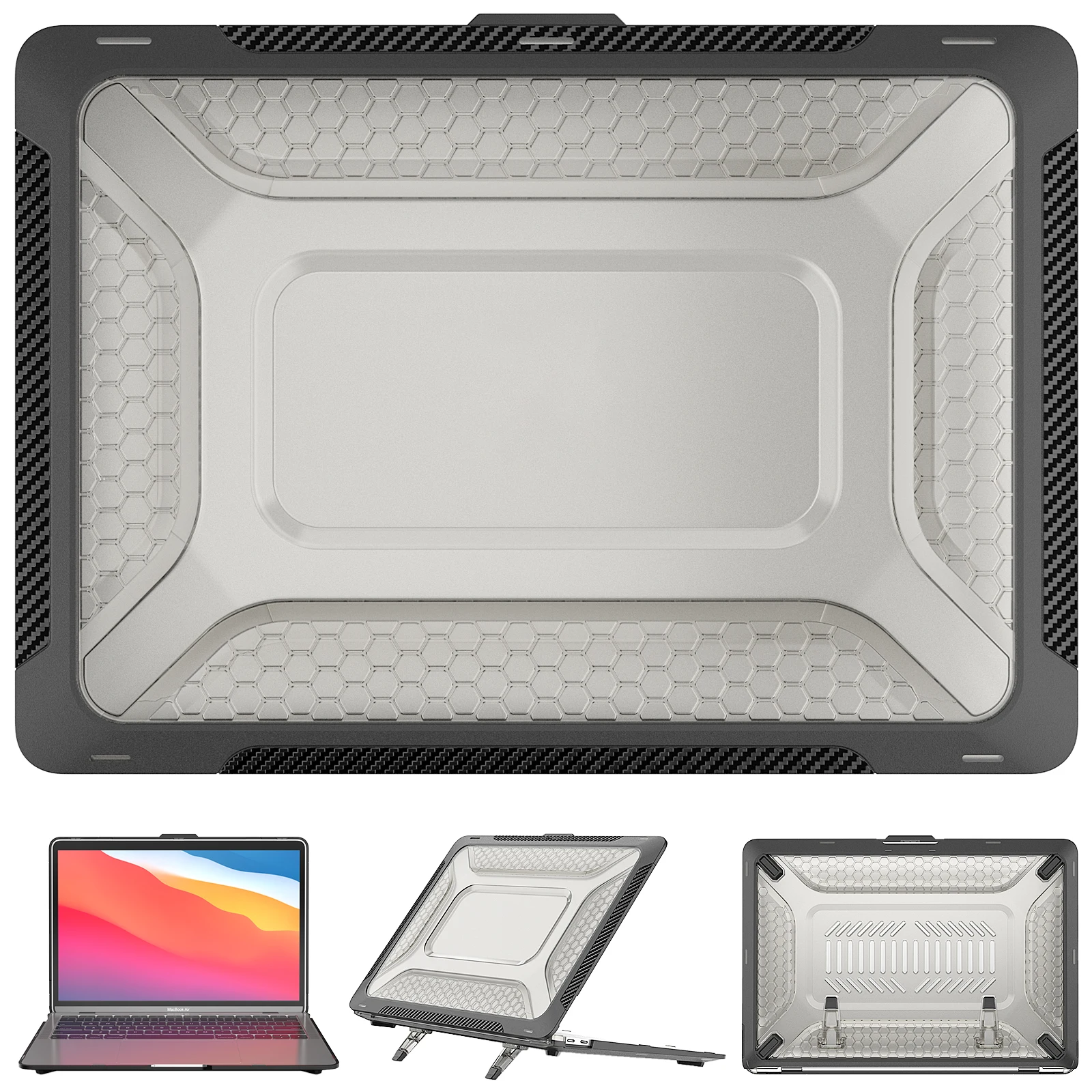 

Ultra Thin Laptop Case for MacBook Air 13.3" 2018/2020 A2337 M1 A2179 A1932 Protective Cover Sleeve Slim Lightweight