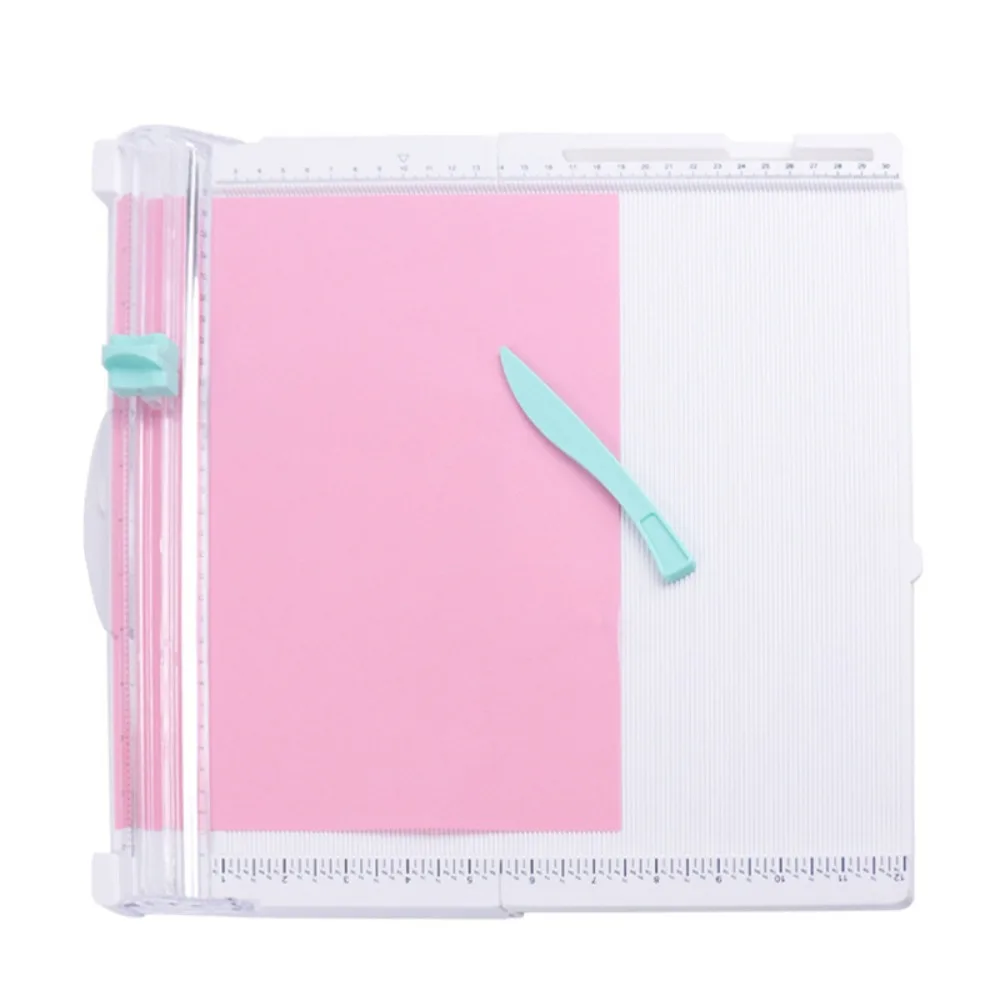 Cortador de Papel A4 2 en 1 Plegable, Herramienta de Puntuación de Doble Propósito, Recortadora para Scrapbooking, Tarjetas y Manualidades DIY