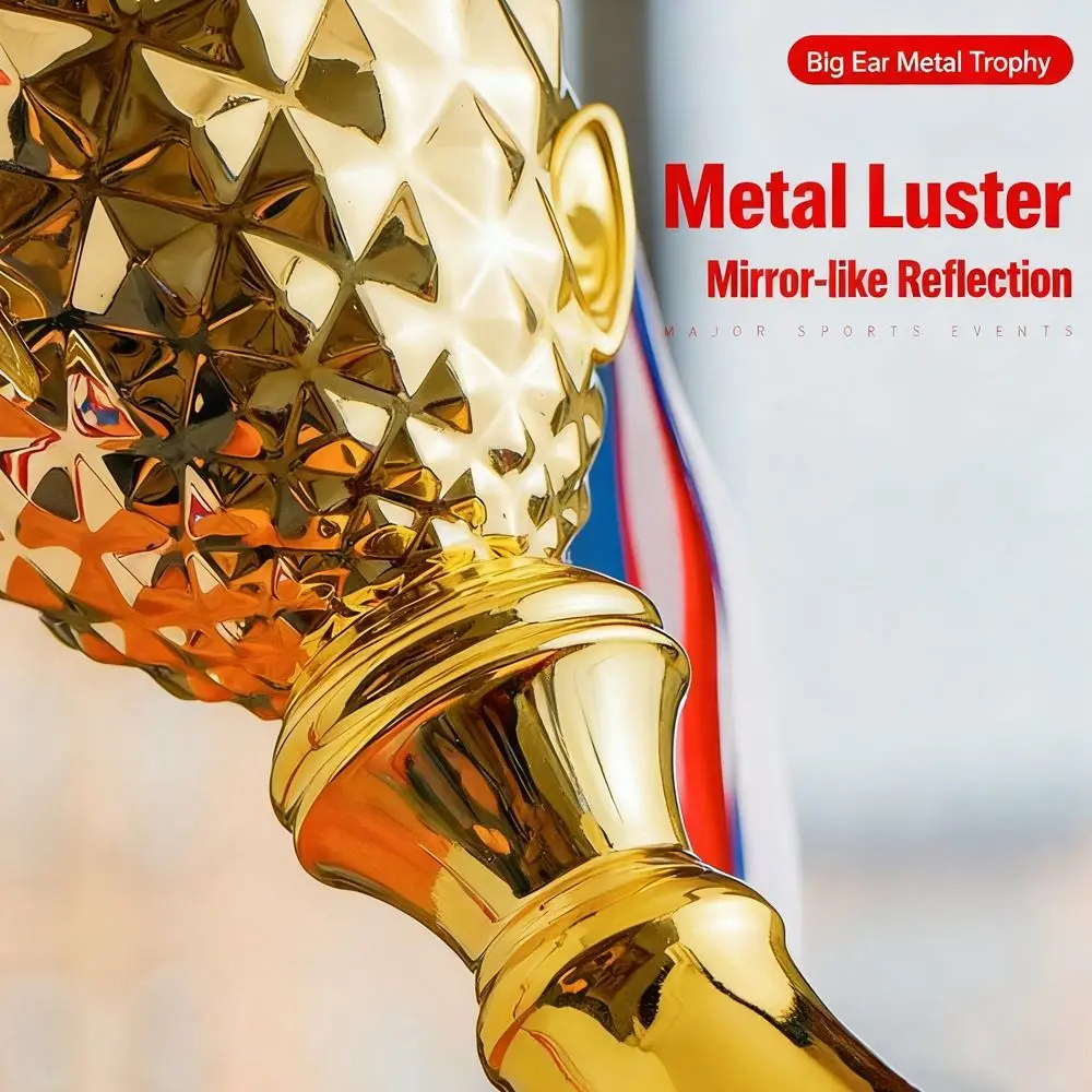 

Creative Award Metal Trophy Metal Material Free Engraving Sport Trophy Display Collection Funny Design Gold Trophies
