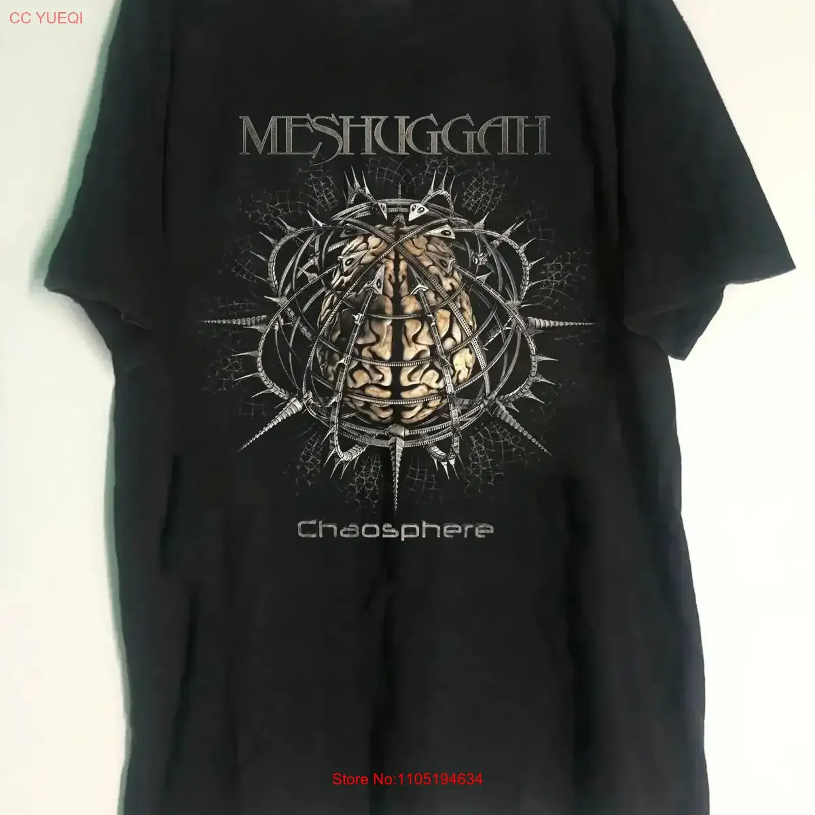 Meshuggah Band For Fan Black S 2345XL T Shirt MD419 vintage Washed designer clothes streetwear Comfortable Versatile Soft