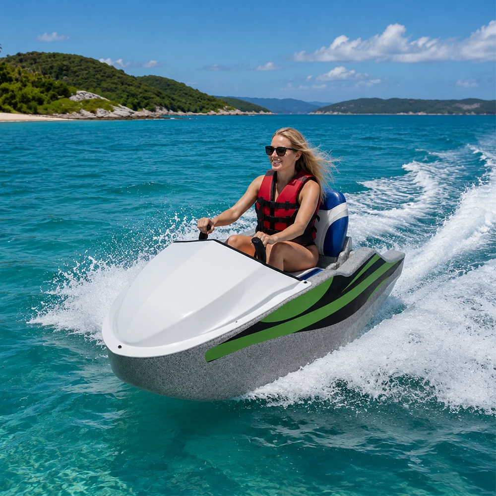 Water Go-KartDirect Factory High Performance Lithium Powered Water Tourism And Resort Recreation Equipment  Go Kart Boat