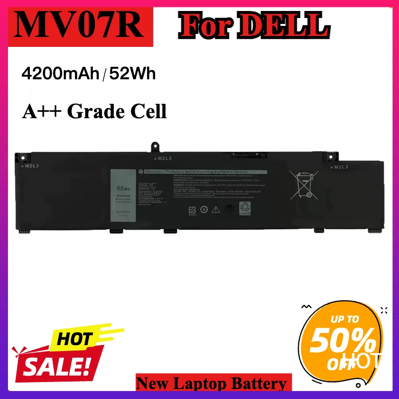 

266J9 MV07R Laptop Battery For DELL G3 15 3590 3790 3500 3700 G5 5500 5505 SE 5000 Series Notebook 266J9 72WGV W5W19 M4GWP
