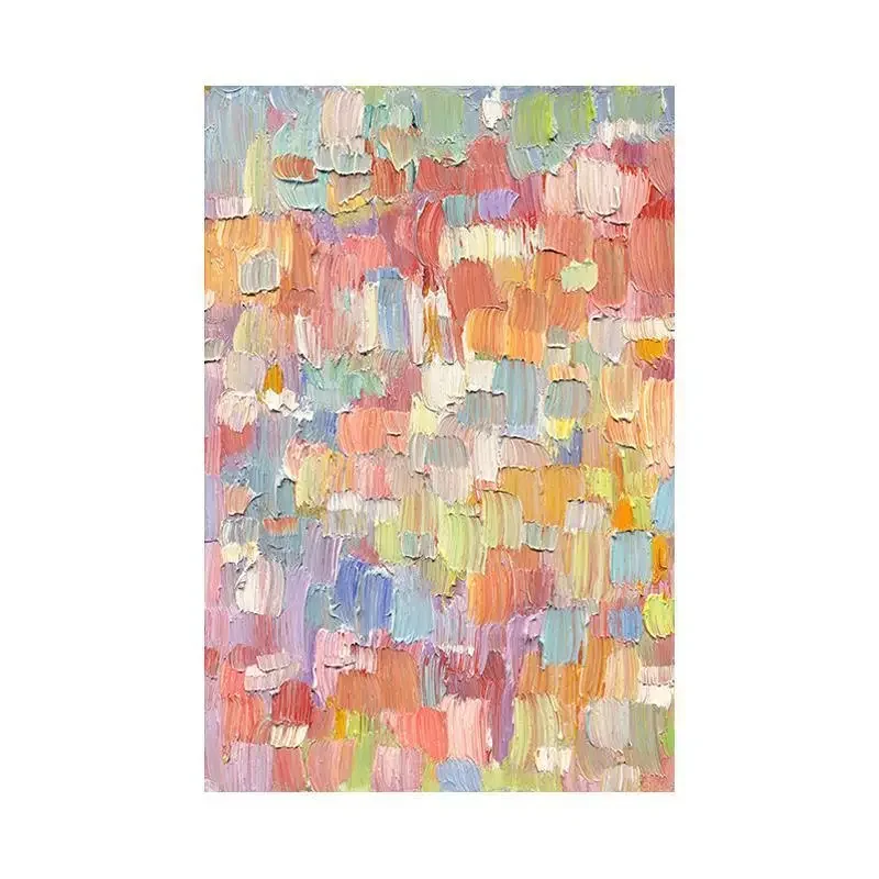 

Village quartz sand living room color abstract texture decorative painting, entrance pure hand-painted