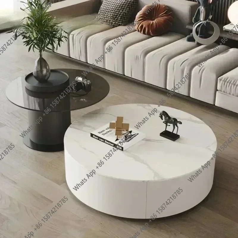 X J Coffee Table Living Room Table Nesting Neat Round Coffee Tables Center Tables Living Room Balcony Orta Sehpa Room Furniture