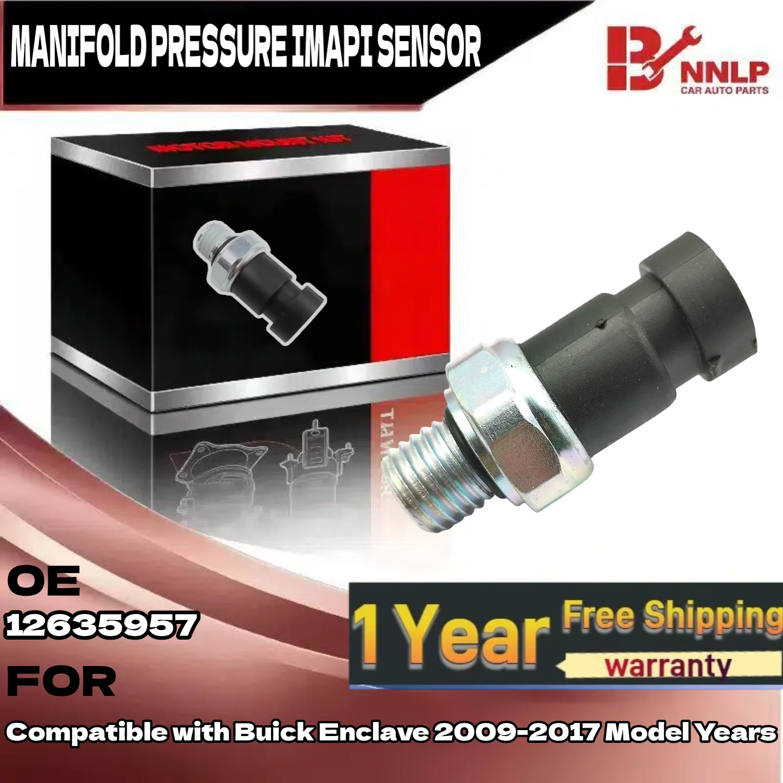 Oil Pressure Switch for Buick Enclave Cadillac SRX Chevrolet Impala Hummer H3 12635957