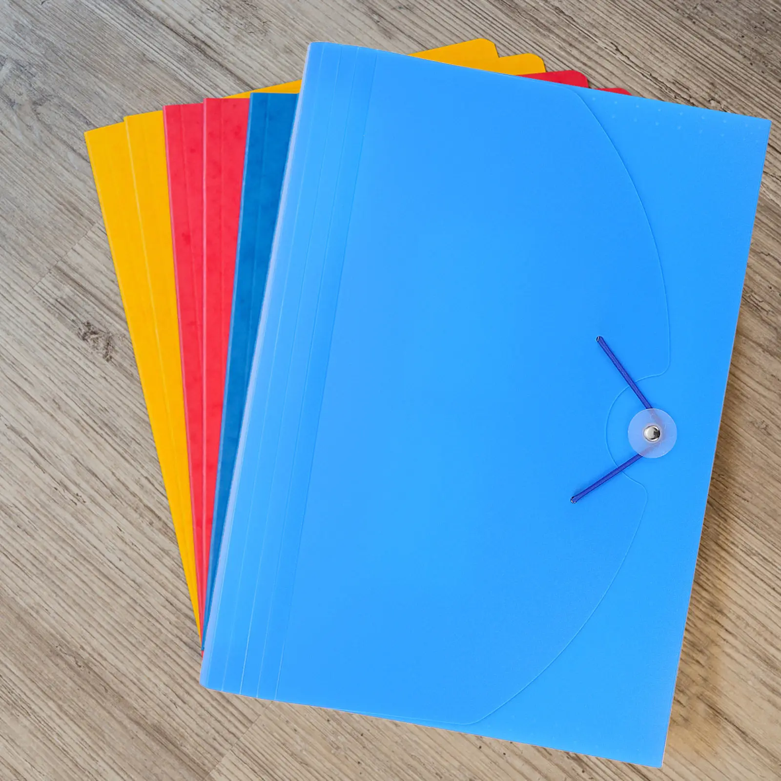 

1Pcs Blue A4 File Folder Plastic Document Storage Pouch Easy Carry Compact Design for Office Home Use Organizing Papers Name