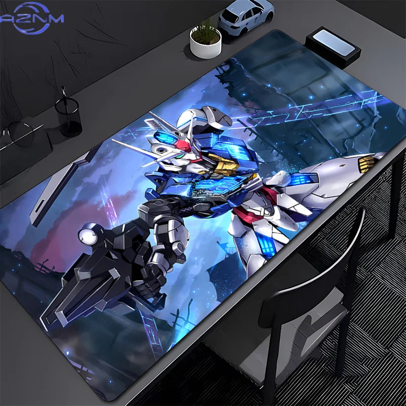 Mouse pad big Mechanical Warrior Gundam Aerial e-sports game player mouse pad keyboard pad non-slip mat coaster PC game Mousepad