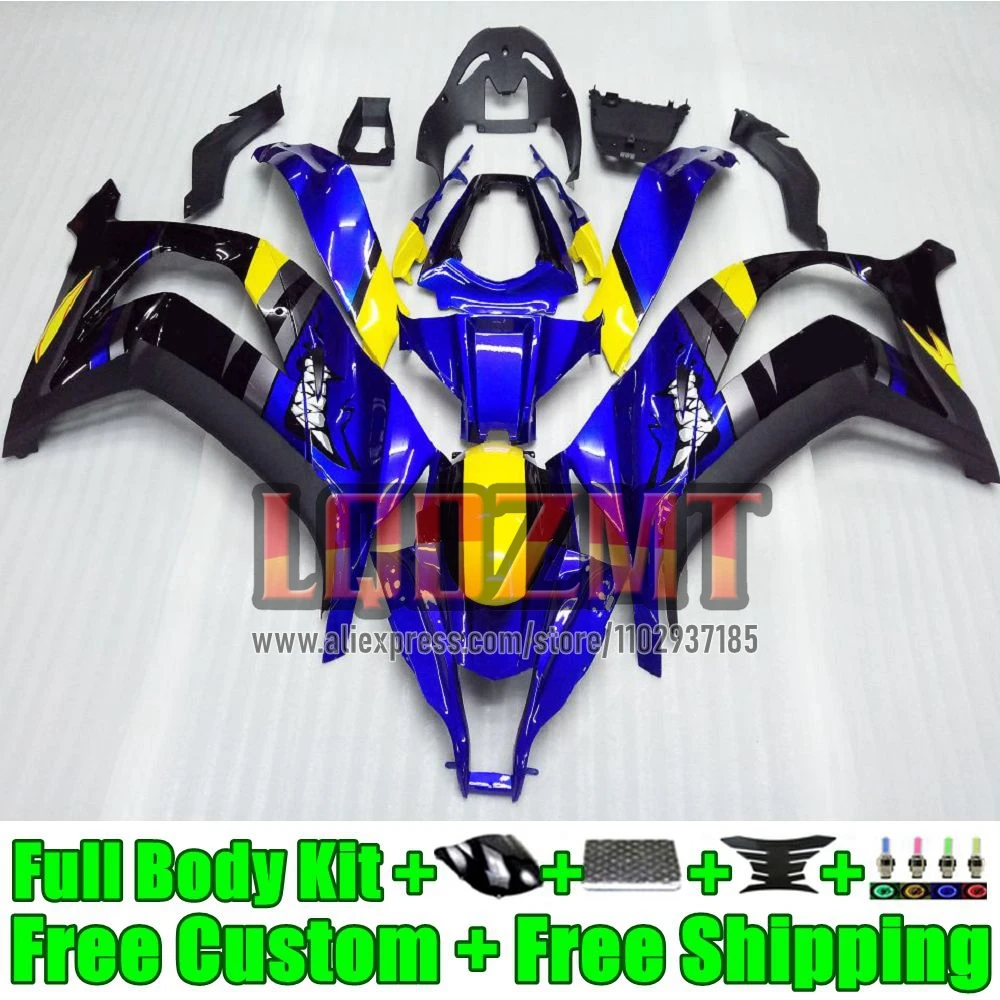 Injection Fairing For KAWASAKI NINJA ZX 10R 1000 52No.2 blue black ZX10R 2011 2012 2013 2014 2015 ZX-10R 11 12 13 14 15 Frame