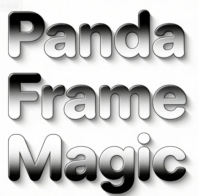Panda Frame Magic Trick Plush Panda Appearing From Board Magician Stage Party Illusions Gimmick Props