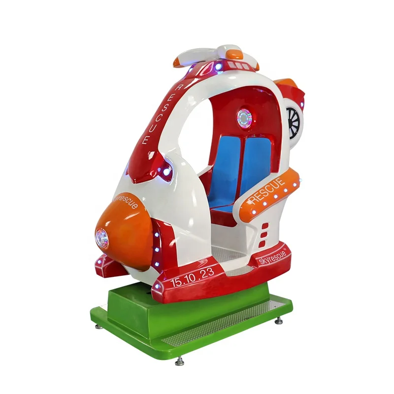 Coin Operated Airplane Kiddie Ride Game Machine Attractive Kids Swing Game Machine