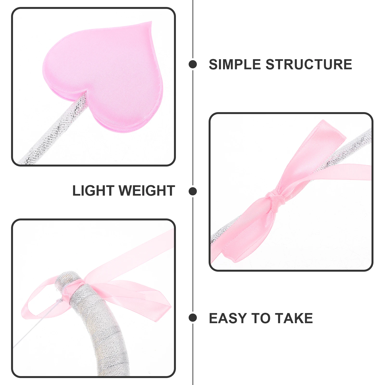 

1Set Cupid Bow Arrow Valentine Party Costume Lightweight Foam Cosplay Props Accessories Cupid Arrow Bow Valentine Party Decor