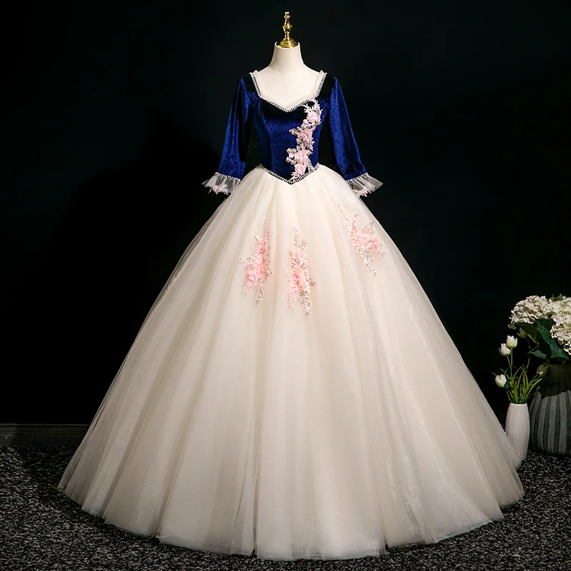 

2025 New Sweet Princess Dress Official Evening Dress Sweetheart Collar Pearl Embroidered Embroidered Evening Dress Customize
