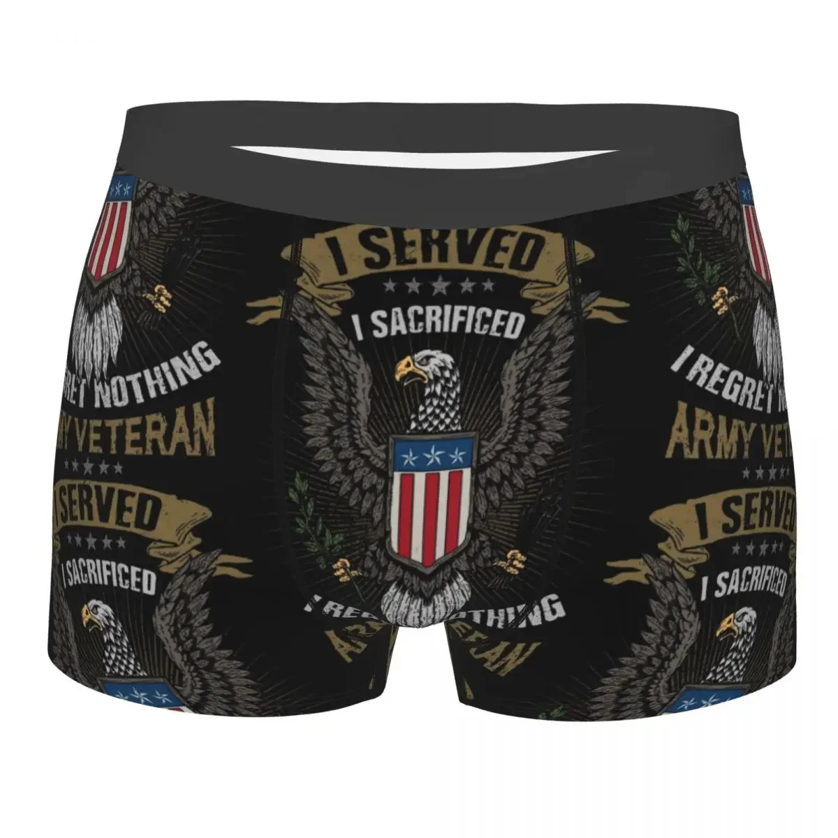 VETERAN Man's Boxer Briefs Highly Breathable Underwear High Quality Print Shorts Gift Idea