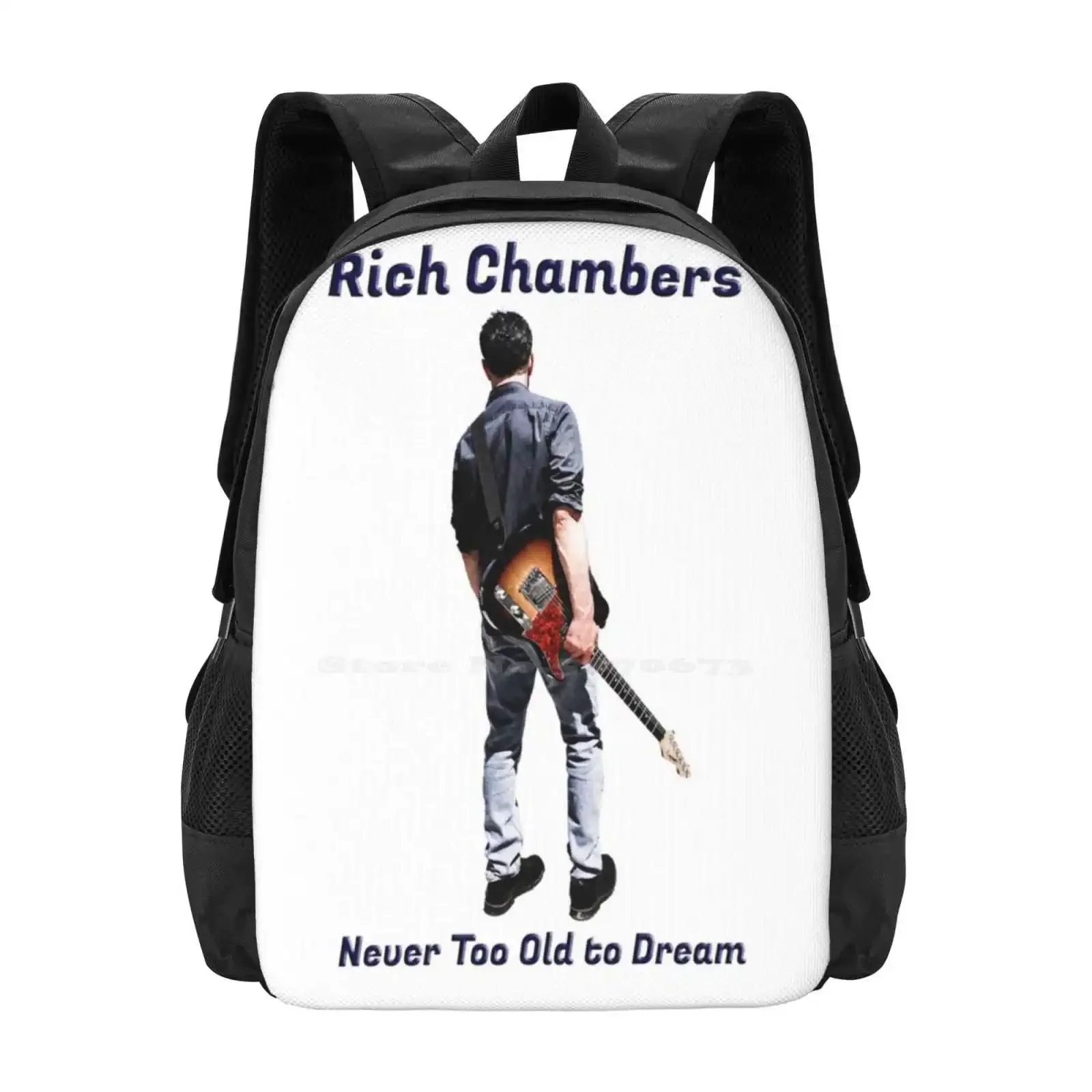 

Rich Chambers - Never Too Old To Dream Hot Sale Schoolbag Backpack Fashion Bags Rich Chambers Music N Roll And Roll Go For It