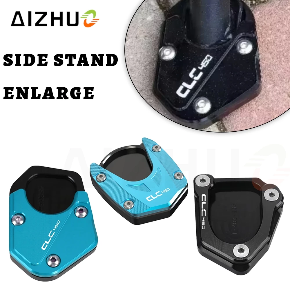 

Kickstand Foot Side Stand Extension Pad Support Plate Enlarger FOR CFMOTO CF MOTO CF 450 CL-C 450CLC 450 CLC 450 2023 2024 2025