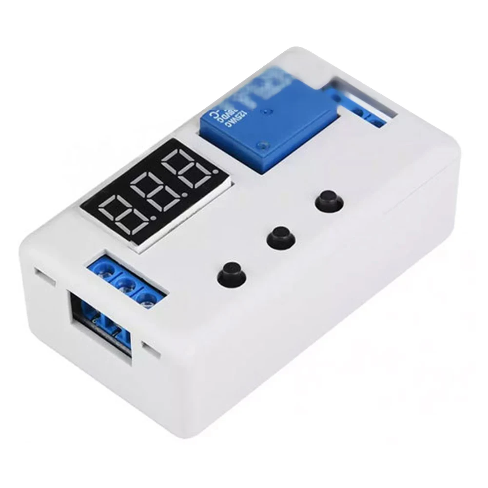 

12V Timer Relay 0.1s To 999 Min 50mA On-Off Digital Delay Relay With LED Display Electrical Relay