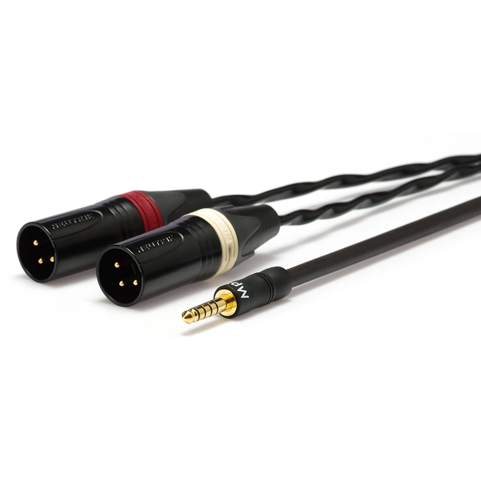 □Japan Mogami 2534 HIFI Balance 4.4mm to 2 XLR Male 3 Pin Audio
