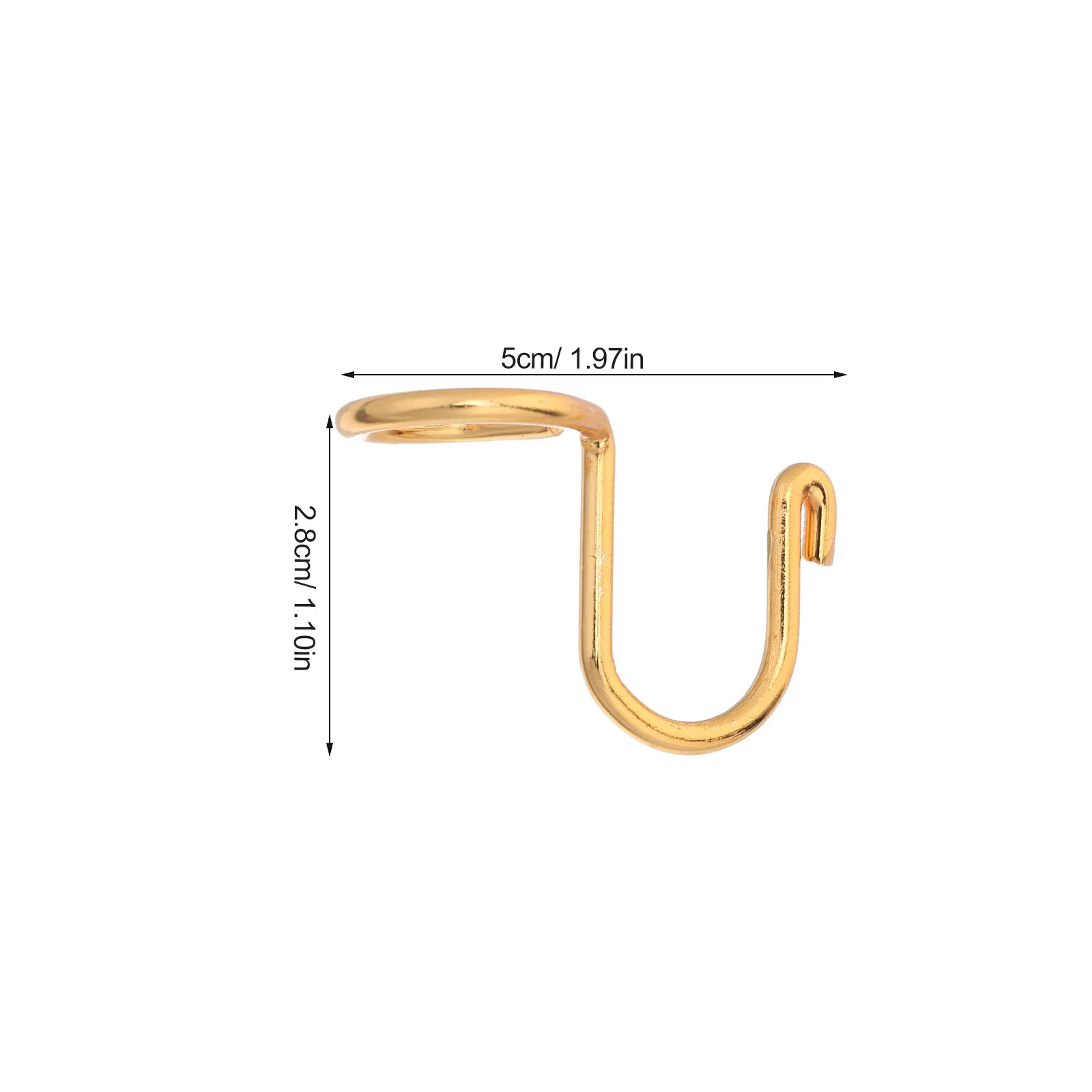 10Pcs Wardrobe Connector Hooks Clothes Hanger Clips Space Saving Hanging Extender Hooks Closet Organizer Cascading Hook view 6