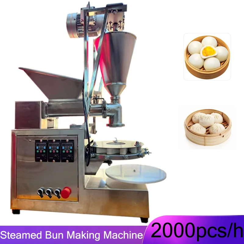 Automatic Steamed Stuffed Bun Momo Making Machine Xiaolongbao Baozi White Sugar Dimsum Machine