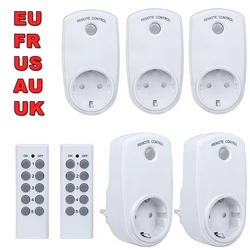 ไร้สายสมาร์ทรีโมทคอนโทรลปลั๊กปลั๊กไฟปลั๊ก Socket Power Outlet Socket EU ปลั๊กรีโมทคอนโทรล