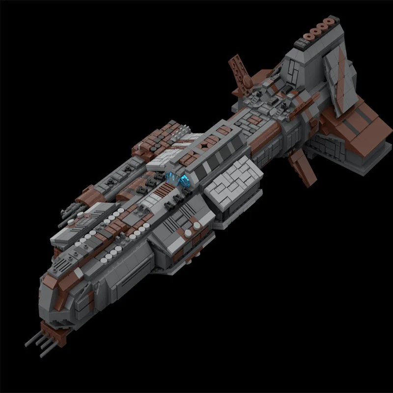 MOC Military Ship Small Particle Assembly Building Block Educational Boy Toy Bricks Collection Hobby Gift Model