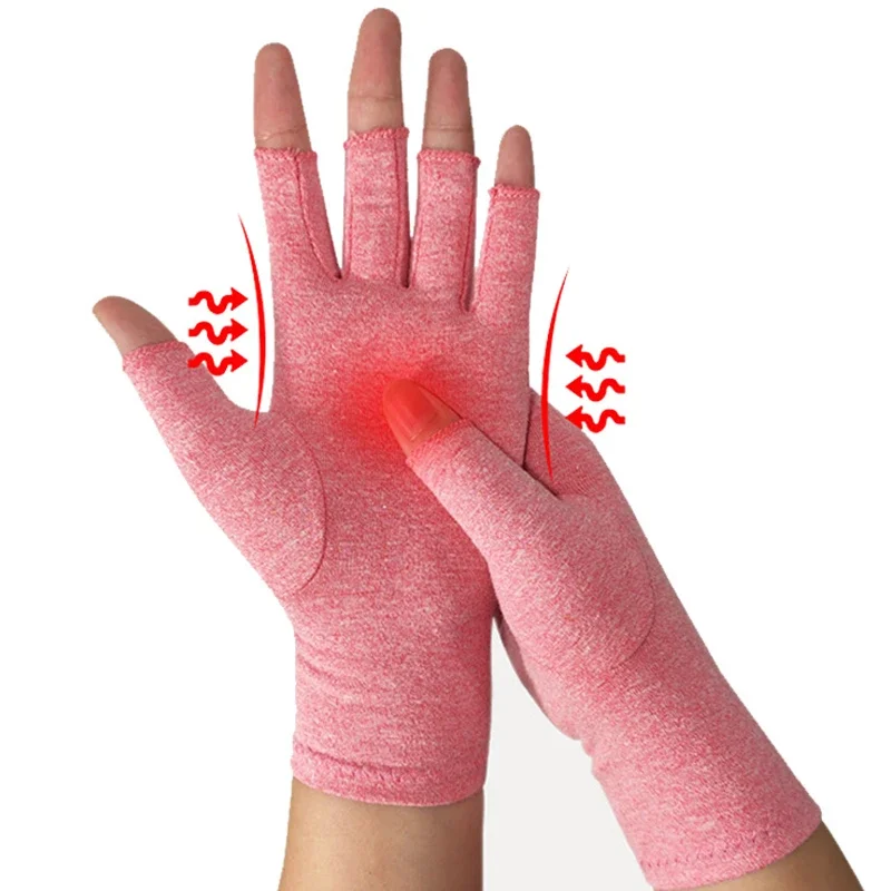 

1 Pair Compression Arthritis Gloves Wrist Support Joint Pain Relief Ache Pain Joint Therapy Wristband Support Compression Gloves