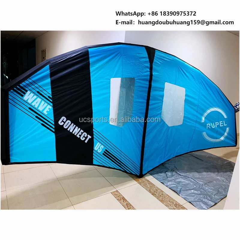

Wing Foil for Surf KITE ,SKI ,Hydrofoil Inflatable Kite Wing Wind Ride Blue Red 3M 4M 5M