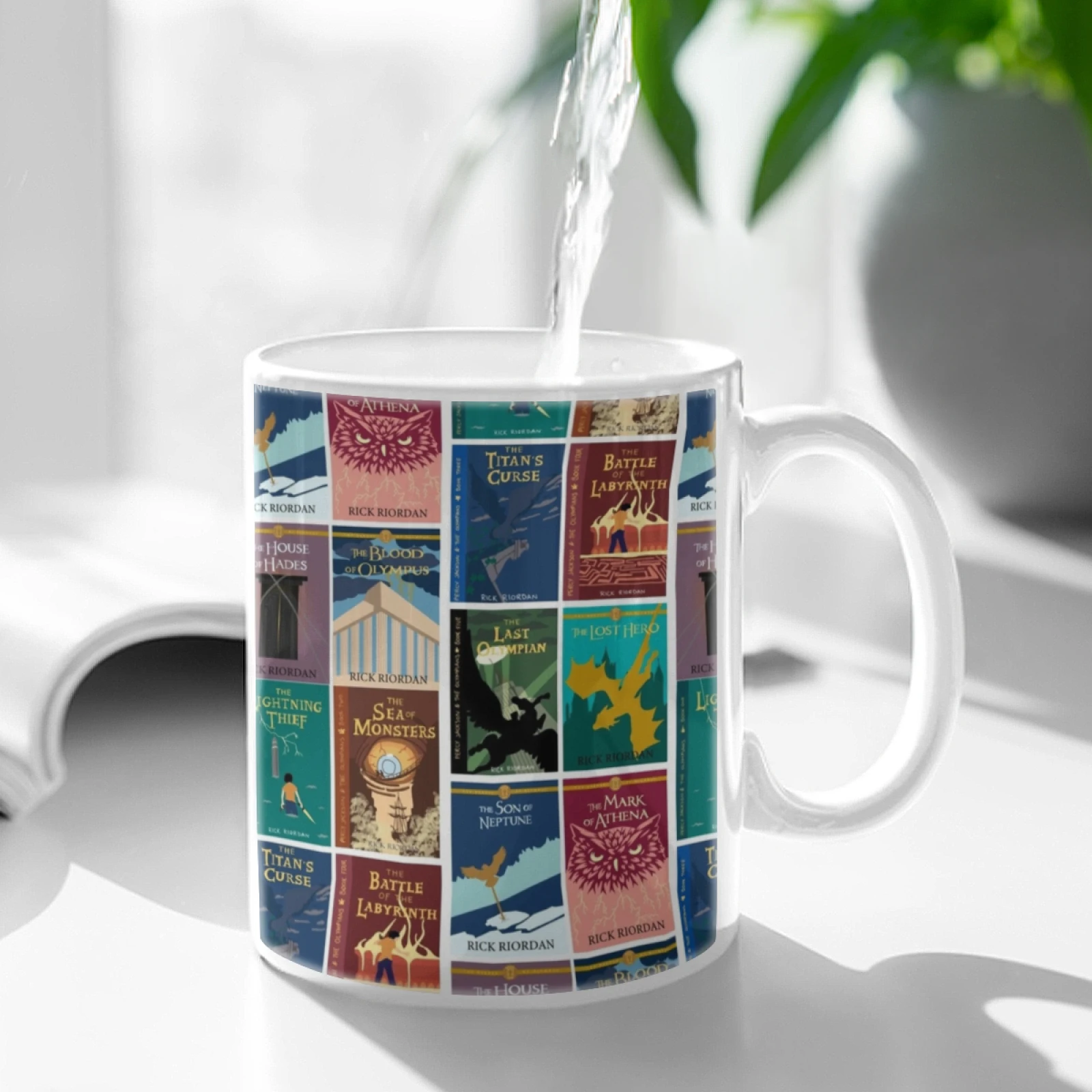 Pjo And Hoo Series Pack White Mug Tea Cup Coffee Mug Friends Birthday Gift Pjo Hoo Tlt Som Ttc Botl Tlo Percy Jackson Annabeth