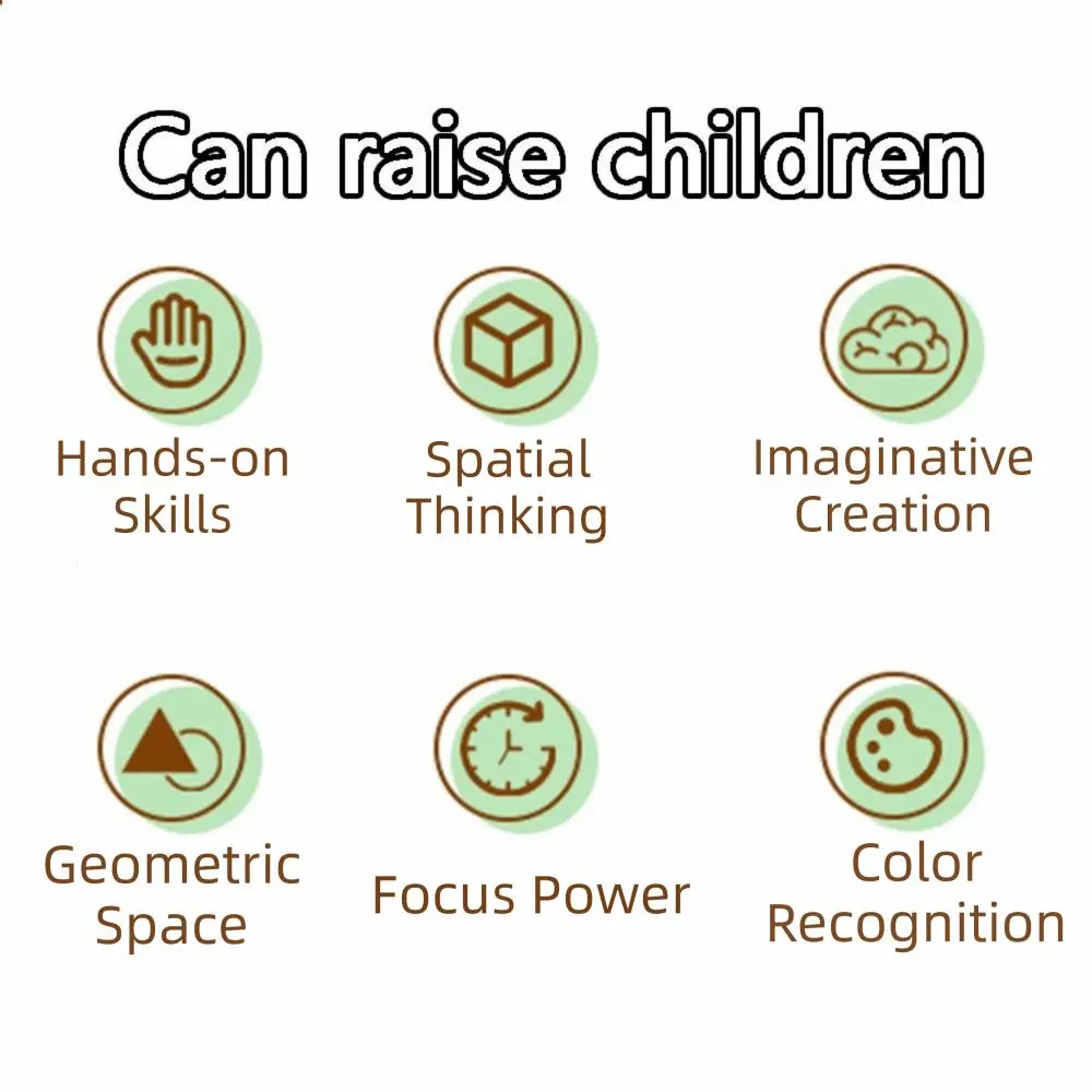 Kit de bloques de construcción geométricos 3D, 45/150/300 Uds., partículas grandes versátiles, bloques de cuentas entrelazadas, multiforma creativa