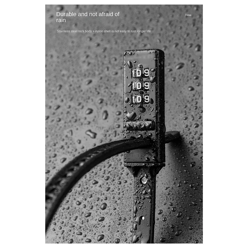 

3-значный замок для шлема с паролем, замок с паролем для велосипеда, электрический скутер, горный велосипед, дорожный велосипед, 3-значный замок для шлема