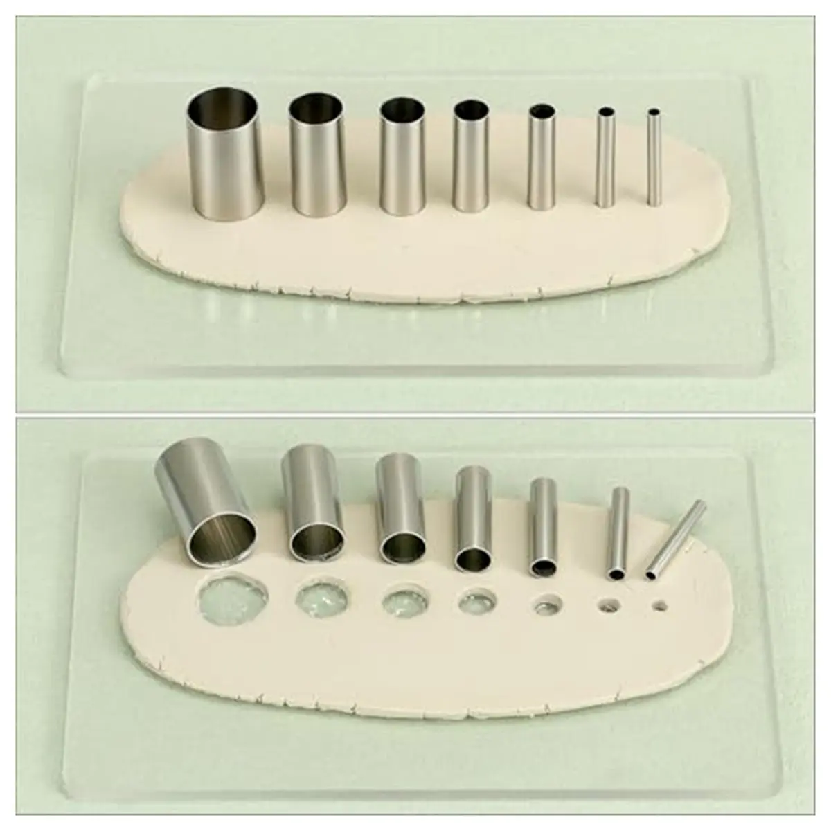 24-Piece Clay Sculpting Tool Kit with Acrylic Rollers, Board, Plastic , Stainless Steel Cutter, and Polymer Clay Cutting