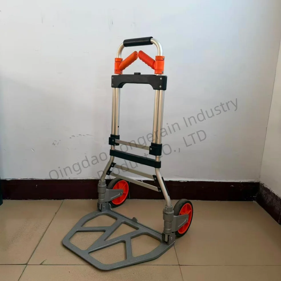 portable-foldable-aluminium-2-wheel-platform-luggage-hand-trolley-truck-cart-for-industrial-shopping-use