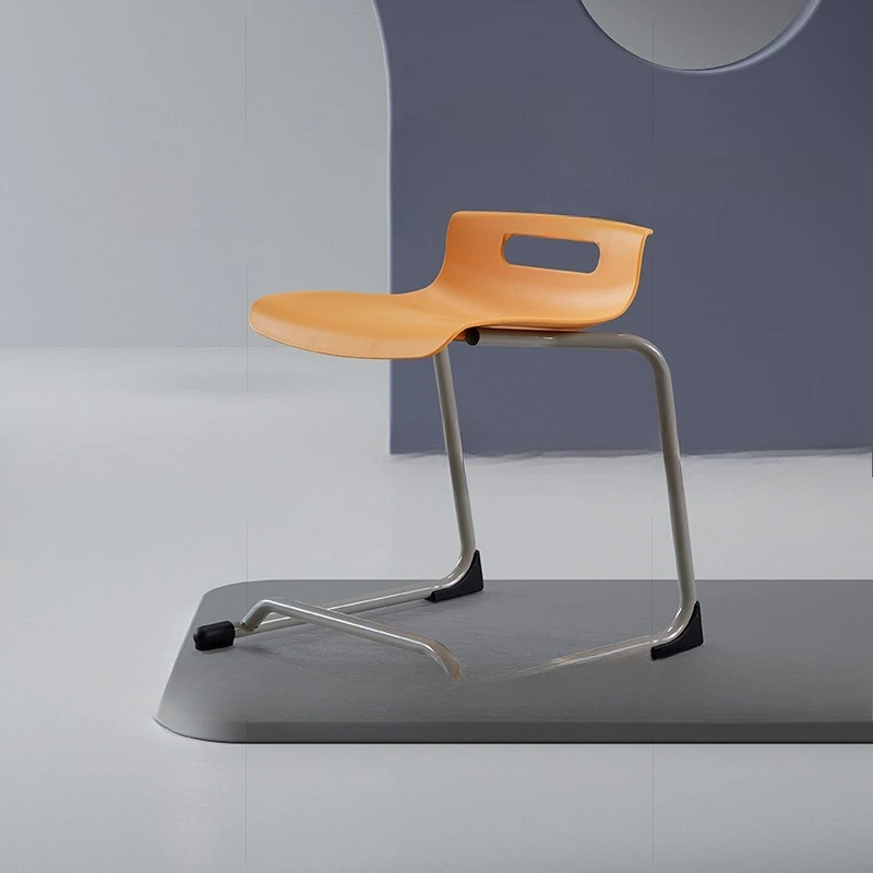 

Canteen dining chair school physical and chemical students laboratory hanging stool back chair negotiation