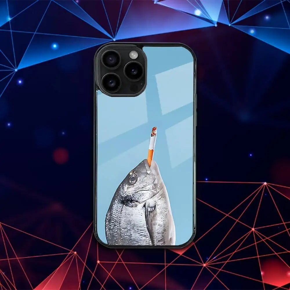 S-Sardines Art Phone Case For iPhone 17,16,15,14,13,12,11,Pro,Max,Plus,Mini,SE4,E Magnetic Magsafe Wireless Charging