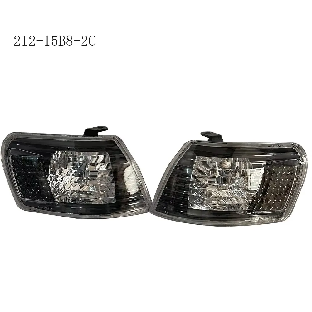 2PCS Car Silver Bottom Turn Signal Corner Lamp Indicator Light For Toyota COROLLA AE110 1998 1999 2000