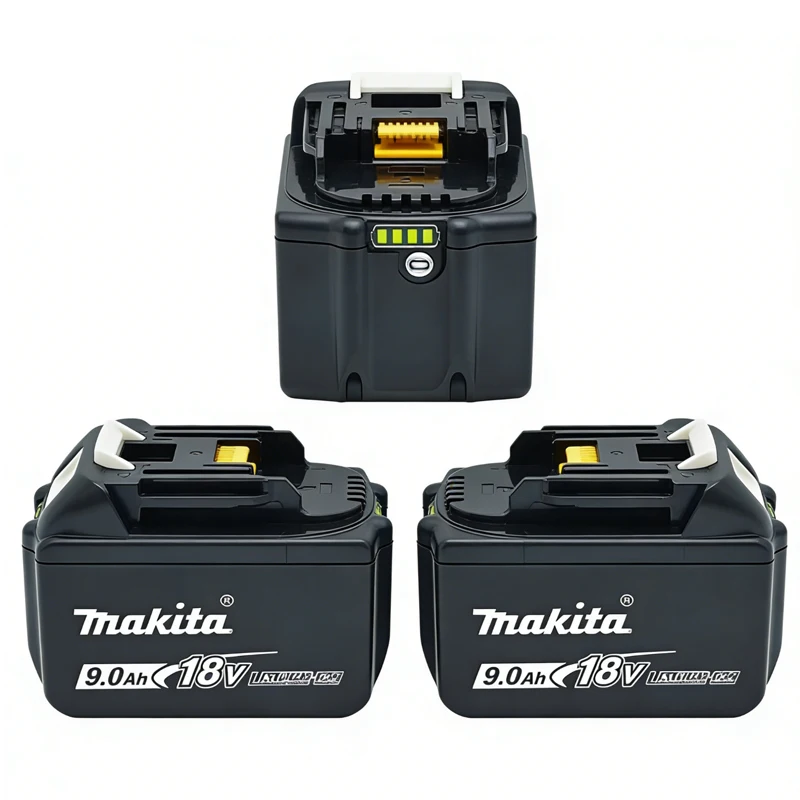 

Makita 18V 9.0Ah ultra large capacity battery! You don't need to recharge for a whole day's work, it's a construction site