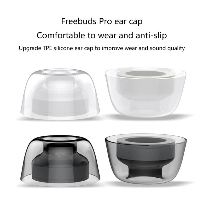 Tapones para los oídos para Freebuds Pro TWS2, aislamiento acústico antideslizante, reducción de ruido, funda de látex para auriculares