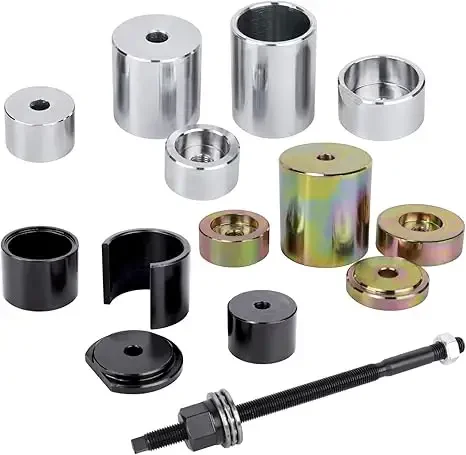 14PCS Automotive Car Repair Tools Front Wheel Bearing Rear Suspension Bush Remover Remove Tool Kit Set