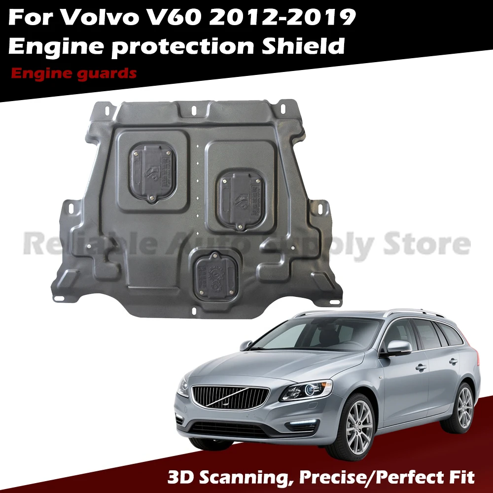 

Precision Fit Engine Guard 3D Scanned Underbody Protection Plate For Volvo V60 2012-2019, Under Engine Cover, Security Assurance