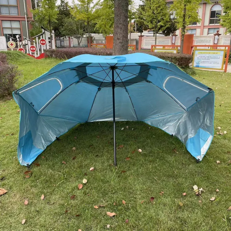 

Outdoor beach tent umbrella camping team tent fishing tent 1.2m fishing umbrella sun umbrella sun protection thermal insulation