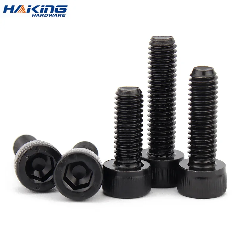 

100pcs/lot Hexagon Allen Hex Socket Cup Head Screw Bolts M1.4 M1.6 M2 M2.5 M3 M4 Grade 12.9 Carbon Steel Din912