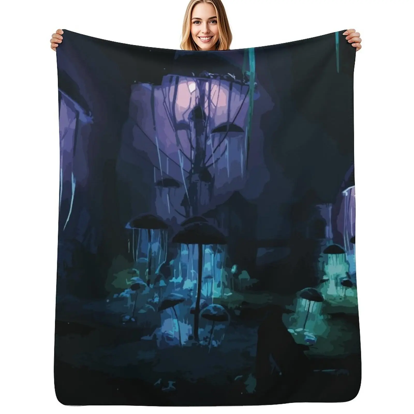 

Blackreach Throw Blanket Reusable Durable Soft Blanket for All Seasons