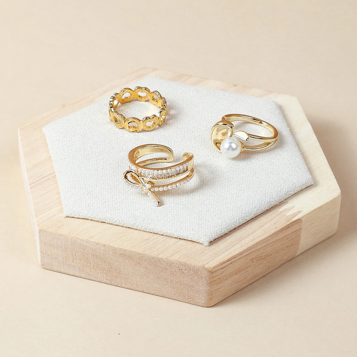 木製ジュエリーディスプレイラックペンダントネックレスブレスレットイヤリングリング収納スタンドホルダーカウンタージュエリーショーケースオーガナイザー s