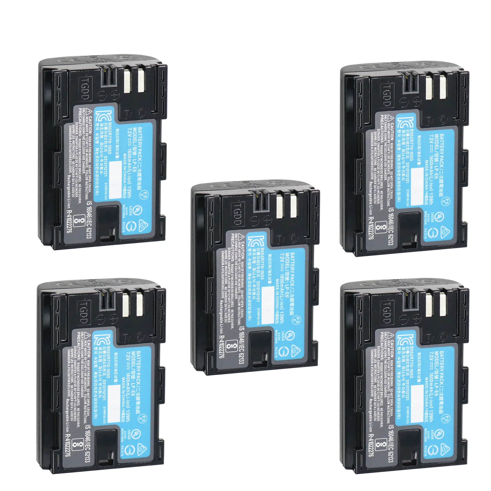 33ppcs 1800mAh 7.2V LP-E6 LPE6 Battery with LED Dual Charger for Canon EOS 5DS R 5D Mark II 5D Mark III 6D 7D 70D 80D Camera