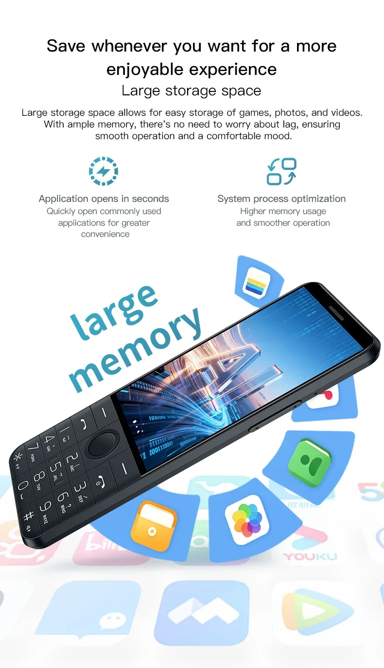DOOV F27 Pro 4G Touch Screen Keypad Smartphone 4GB+64GB 3.58'' Screen 16mp Android 14 2120mAh MT6765 Google Play BT Mobile Phone