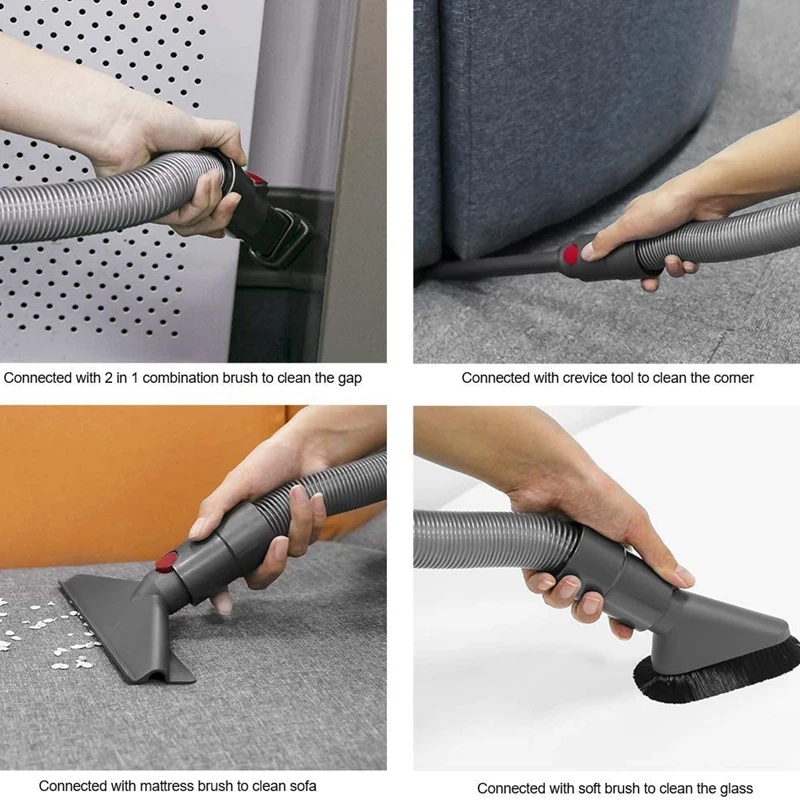ツールアタッチメントキットは,dyson,v11,v10,v8,v7と互換性があり,掃除機用の掃除機,隙間ブラシ,マットレスツール,7ユニットのセットと互換性があります