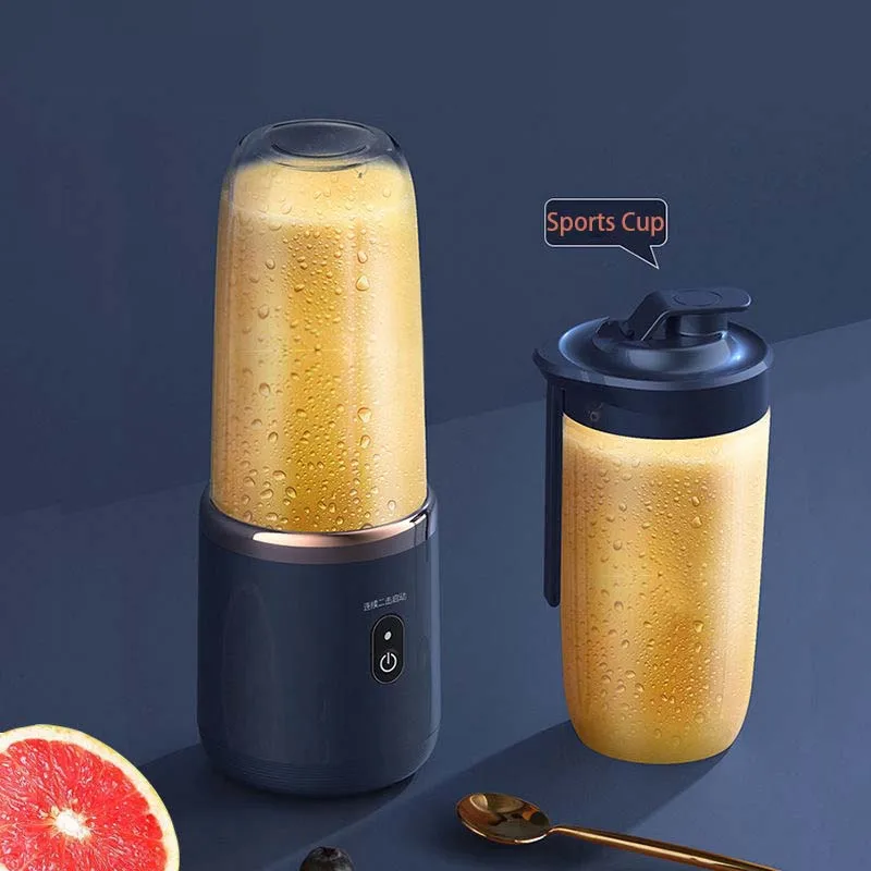 New Wireless Portable Juicer Rechargeable Household Electric Juicer USB Full-Automatic Multi-Function Fruit Machine Juicing Cup